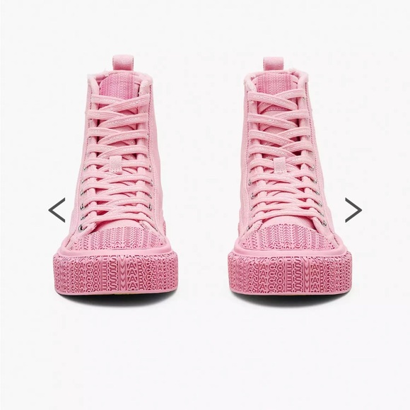 New Marc Jacobs The High Top Sneaker Women’s 41 EU / 11 US - Picture 5 of 16